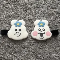 んぽちゃむ　前髪クリップ　2個セット