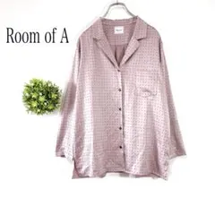 【美品】Room of A 【Ｍ】ルームウェア　ハート柄 ボタン　上のみ