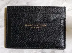 極美品　マークジェイコブス　パスケース　本革　レザー　ブラック