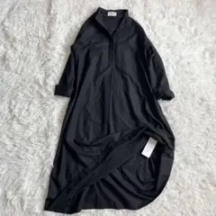 【タグ付き】 プルミエアロンディスモン ウールシャツワンピース 近年モデル 38