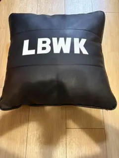 LBWK ロゴ入り 黒クッション　約40cm リバティウォーク