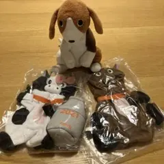 zoetis ゾエティス　コンベニアくん　ぬいぐるみ着せ替え3点セット