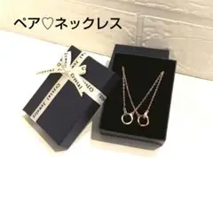 ペア♡ネックレス リング カップル お揃い 記念日 誕生日 サプライズ