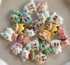 キャラクター　デコパーツ　20個セット