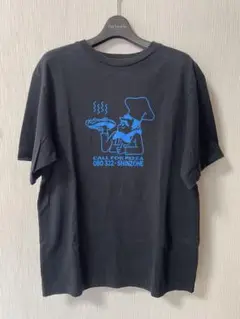 シンゾーン　THESHINZONE 半袖Tシャツ ピザ　ブラック