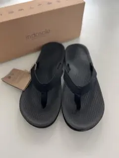 indosole ブラック ビーチサンダル　27.5〜28.5㎝新品未使用