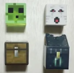 マインクラフト　ブロック消しゴム　2セット