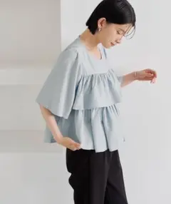 titivate ティアードフリルトップス