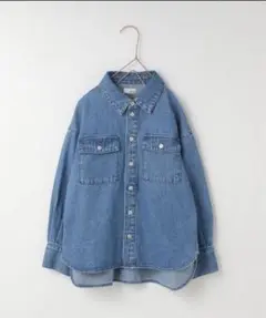 LOWRYS FARM キッズ デニムシャツ