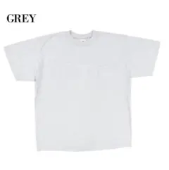 Goodwear グレー モックネック ポケットＴシャツ 7.2oz