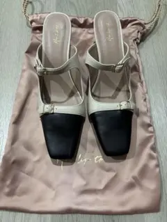 靴 herlipto Mademoiselle Mules 37 vanilla Mademoiselle Mules