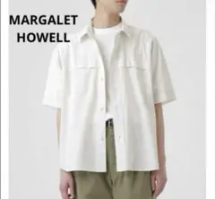 極美品　マーガレットハウエル　GARMENT DYE COTTON POPLIN