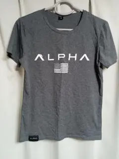 ALPHA Tシャツ グレー Mサイズ(着用期間1ヶ月程度）