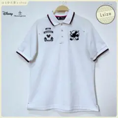 Munsingwear Disney コラボ ポロシャツ ホワイト Lサイズ