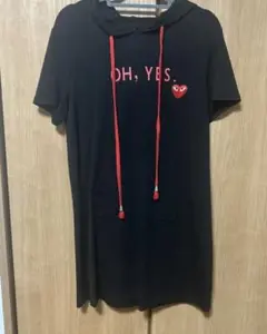 パーカー　ワンピース　ストレッチ