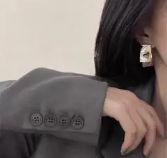 お洒落なピアス シルバー