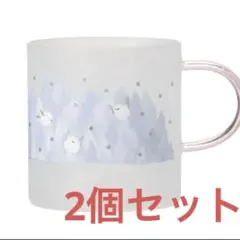 新品 スターバックス 耐熱グラス シマエナガ 2個セット