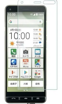 京セラ BASIO4 KYV47 かんたんスマホ2 ガラスフィルム 2枚