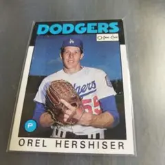 MLB 1986 Ｏ-PEE-CHEE　オレル ハーシュハイザー　ドジャース