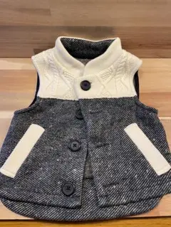 グリーンレーベル　秋冬キッズベスト　85センチ