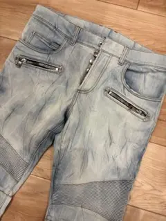 美品▪️balmain homme バイカーデニム　30
