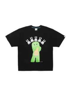 定価以下即決 CUNE 新品30周年記念 Tシャツ ガチャピンとU5 黒XL