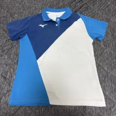 Mizuno ポロシャツ 青/白
