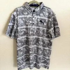 PUMAゴルフ　カモフラージュポロシャツMサイズ