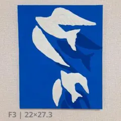 【ウォールアート】白い鳥 青空 海 アクリル画 テクスチャーアート キャンバス