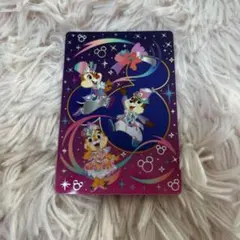 香港ディズニーランド 20周年カード　チップとデール