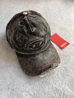 DIESEL グレーデニム ベースボールキャップe