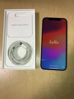【美品】iPhone 12 64GB ホワイト　バッテリー最大容量79%