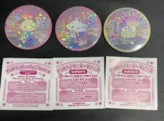 サンリオピューロランド　ネオナツマツリII 缶バッジセット　抽選補助券付