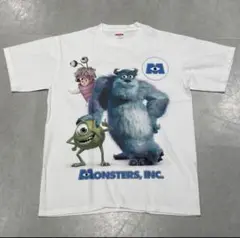 Disney ディズニー ピクサー モンスターズインク TシャツXL