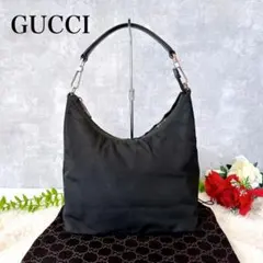 GUCCI グッチ ワンショルダー バッグ 肩掛け ハンドバッグ ナイロン