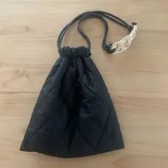 takayo katayama キルティング巾着バッグ