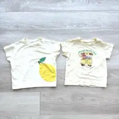 UNIQLO イエローTシャツ 2枚セット 80cm