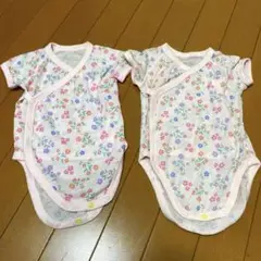 UNIQLO BABY 花柄メッシュ肌着 70 (2枚セット)