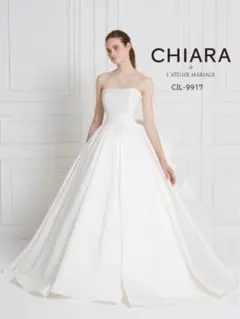【※最終値下げ】CHIARA キアラ　ウェディングドレス　クラシック　長袖付き 最終値下げ】CHIARA キアラ ウェディングドレス クラシック 長袖