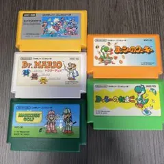 スーパーマリオブラザーズ　マリオゴルフ　Dr.マリオ　ヨッシーのクッキー　たまご