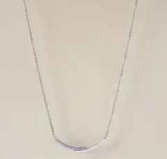 【美品】シンプル曲線デザインネックレス