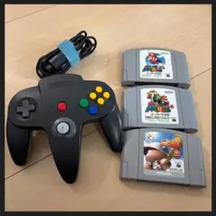 Nintendo 64 N64 コントローラー　マリオカート　ゲーム3本セット