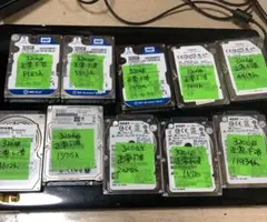 828 HDD 2.5インチ 320GB 正常 10個 まとめ売り