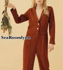 【美品】SeaRoomlynn テーラード オールインワン テラコッタ M