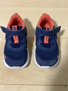 Nike ネイビー/オレンジ スニーカー 13cm