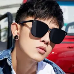 サングラス レディース メンズ 黒 アウトドア ブラック 韓国 ユニセックス