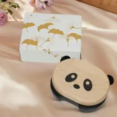 ♥プレゼントに♥天然木製 ジュエリーボックス パンダ アクセサリーケース 指輪