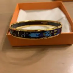 HERMES エルメスエマイユ バングル 七宝焼