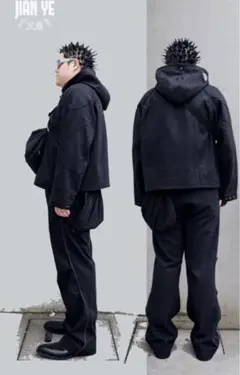 ジャケット・アウター jian ye 23aw hunter jacket black m72741534203_1.jpg?1728136715