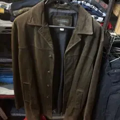 BANANA REPUBLIC ブラウン スエード テーラードジャケット